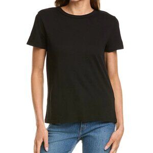 Michael Stars Women Black Short Sleeve T-Shirt One Size